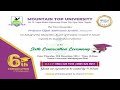 MTU 6th CONVOCATION CEREMONY 19th December 2024