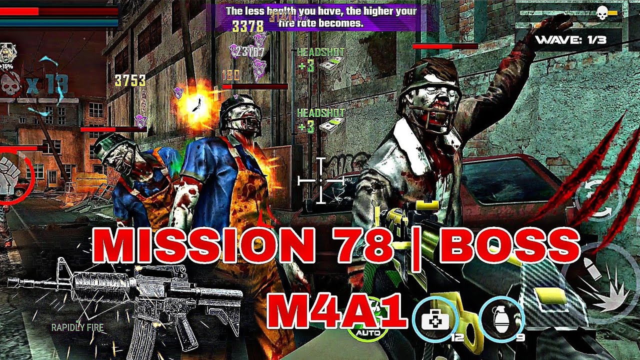 MISSION 78 | BLOODY BOSS FIGHT | NEW WEAPON M4A1 🔥