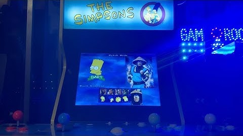 Arcade 1up Simpsons kombat mugen dos build