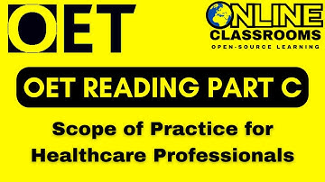 oet reading part c OET 2.0 Online Classroom
