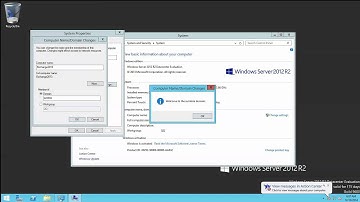 How to Join Windows Server 2012 R2 server into Domain Network