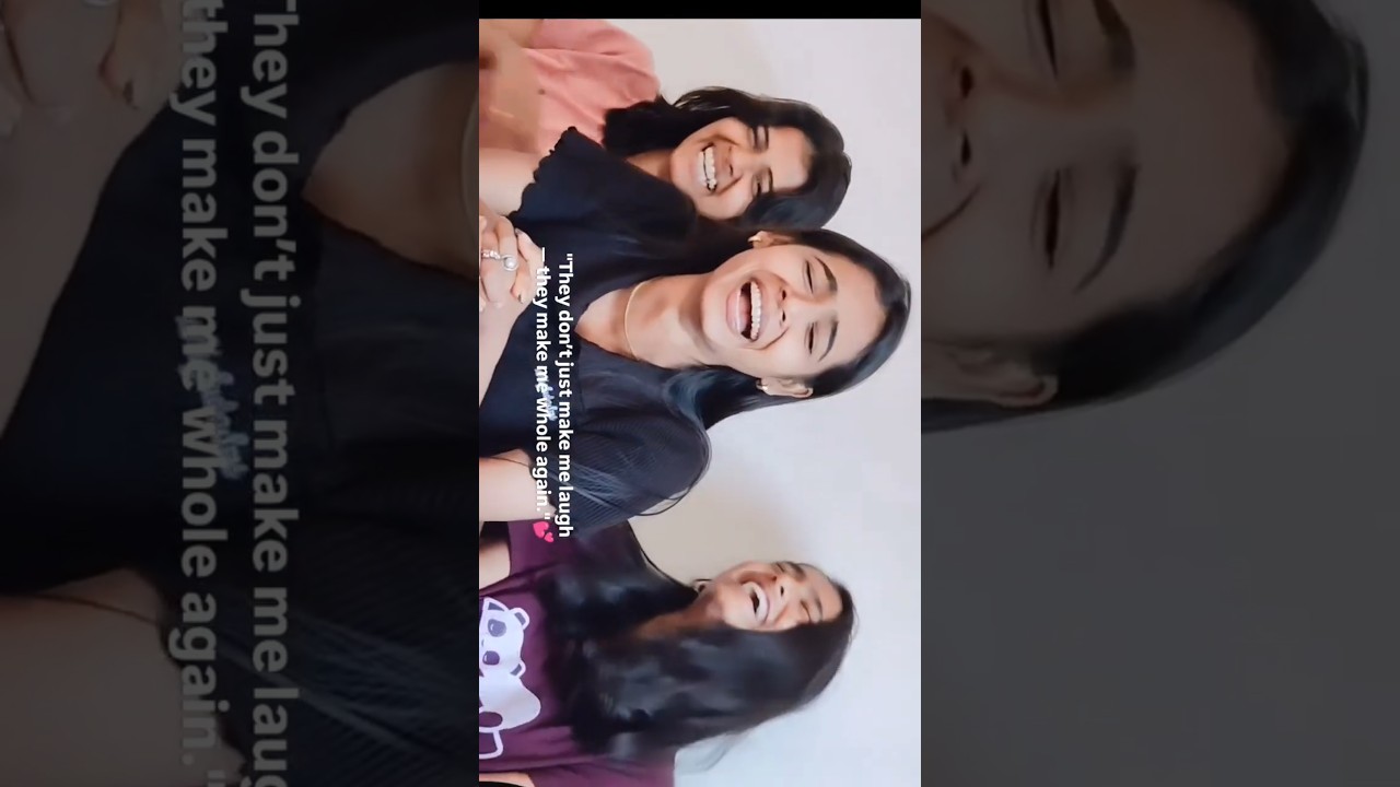 "When Sisters Start Laughing… It Never Ends! 😂" 