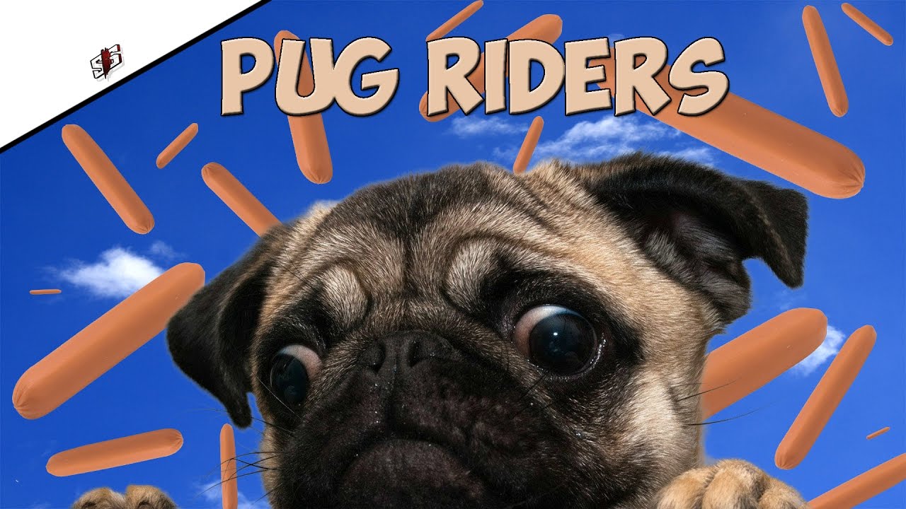 🐶Pug riders🐶 - 🌭PUGS RIDING HOT DOGS IS THE BEST THING EVER!!🌭 (Indie ...