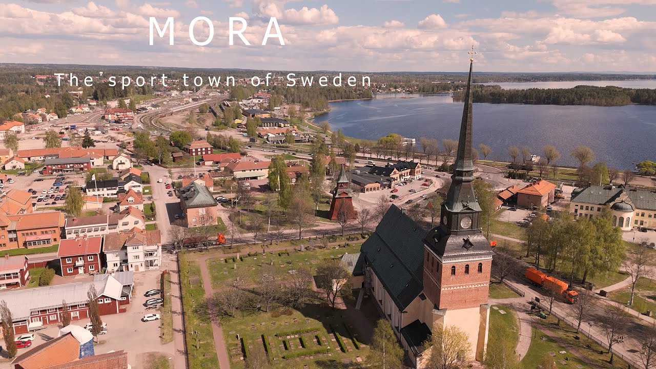 MORA, SWEDEN, 2024, The sport town of Sweden, May 2024, in 4K