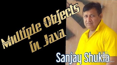 Multiple Objects | Java | Class 12 | ISC