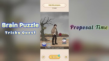Brain Puzzle Tricky Quest Proposal Time Walkthrough 🧠🏚️ | Go Answer