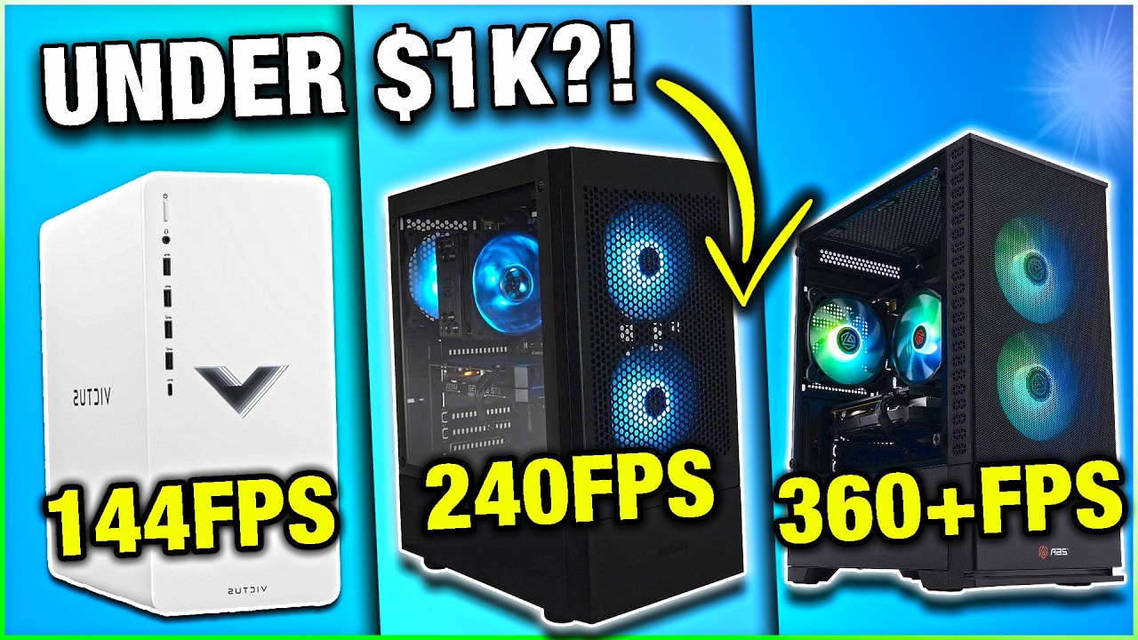 Top 3: Best BUDGET Prebuilt Gaming PCs 👑 2025