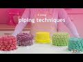 5 Easy Piping Techniques for Cake Decorating From FunCakes