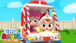 Wheels On The Ambulance | Fun Sing Along Songs by Little Angel Playtime