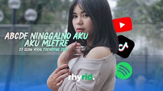 DJ ABCDE NINGGALNO AKU (AKU MLETRE) BY RHYRID REMIX 2025