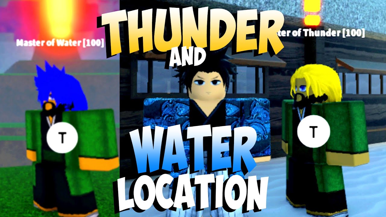 Thunder and Water Trainer Location Demon Blox Pre Alpha YouTube