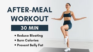 30 Min After-Meal Workout | Burn Belly Fat & Reduce Bloating (No Jumps, No Squats, No Lunges)