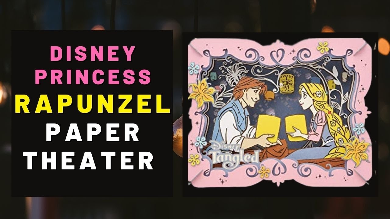 Disney Princess Rapunzel Paper Theater | ディズニープリンセス ラプンツェル ペーパーシアター