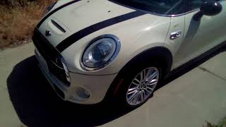 Car wash on mini coop looking new. Versus 27 years undriven car corpse.