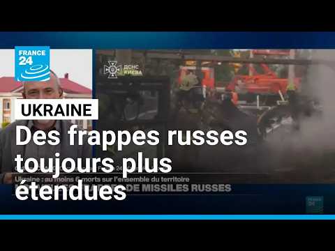 Frappes sur l'Ukraine : "la liste de villes que la Russie peut atteindre est en train de s'agrandir"