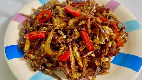 Cách Làm Cá Cơm Khô Rang Mắm Tỏi Ớt Giòn Ngon Hao Cơm | Bếp Nhà Sương