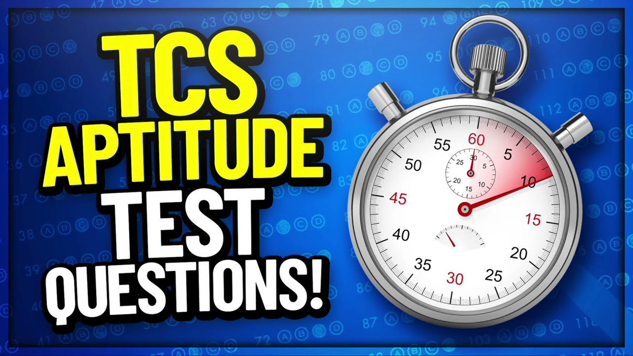 TCS APTITUDE TEST Questions Explanations ANSWERS TCS NQT 2021 Aptitude Questions YouTube