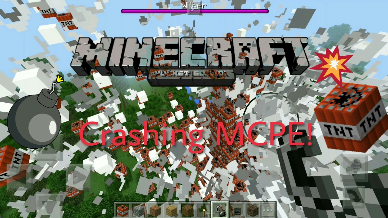 Crashing My MCPE Game - MCPE Experiment - YouTube