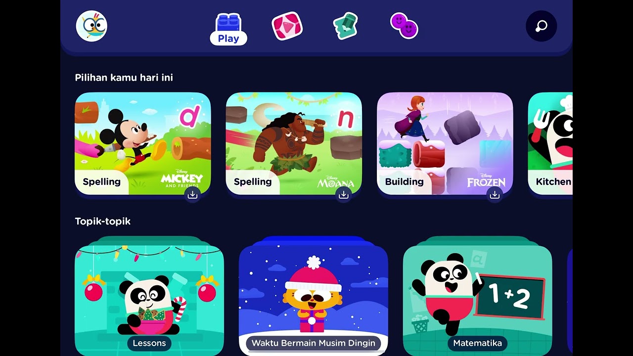 Lingokids to continue to ask a grown-up for help multilanguage