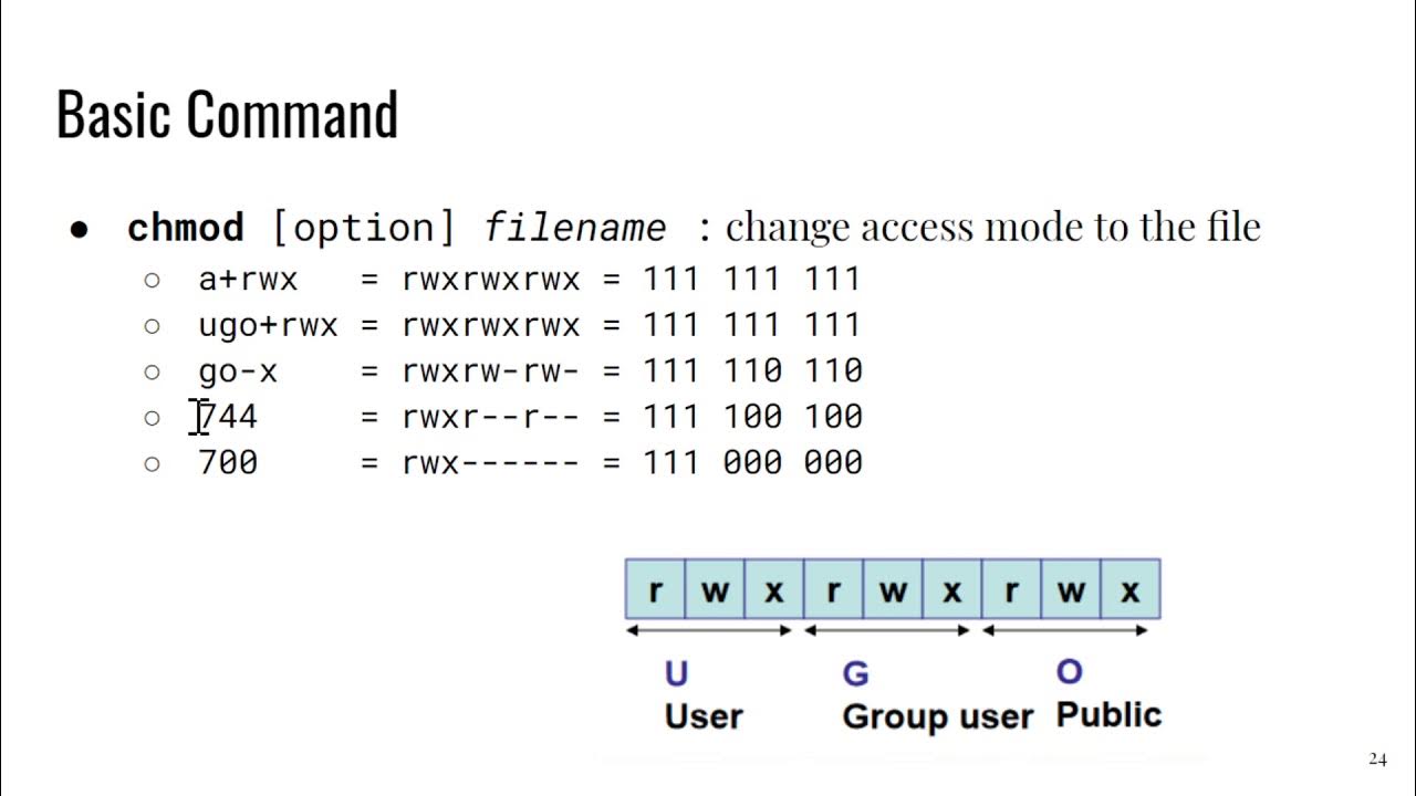 2. Introduction to UNIX (part 4: Basic Command) - Operating System ...