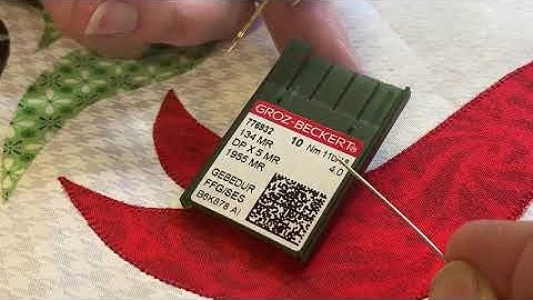 All about Needle Sizes-Longarm Quilting