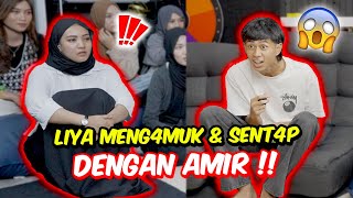 LIYA MENG4MUK & SENT4P DENGAN AMIR !! - K4NTOI CALL SIAPA SEMALAM !