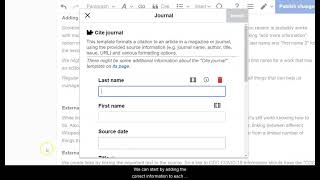 Adding Additional Citations Fields on Wikipedia