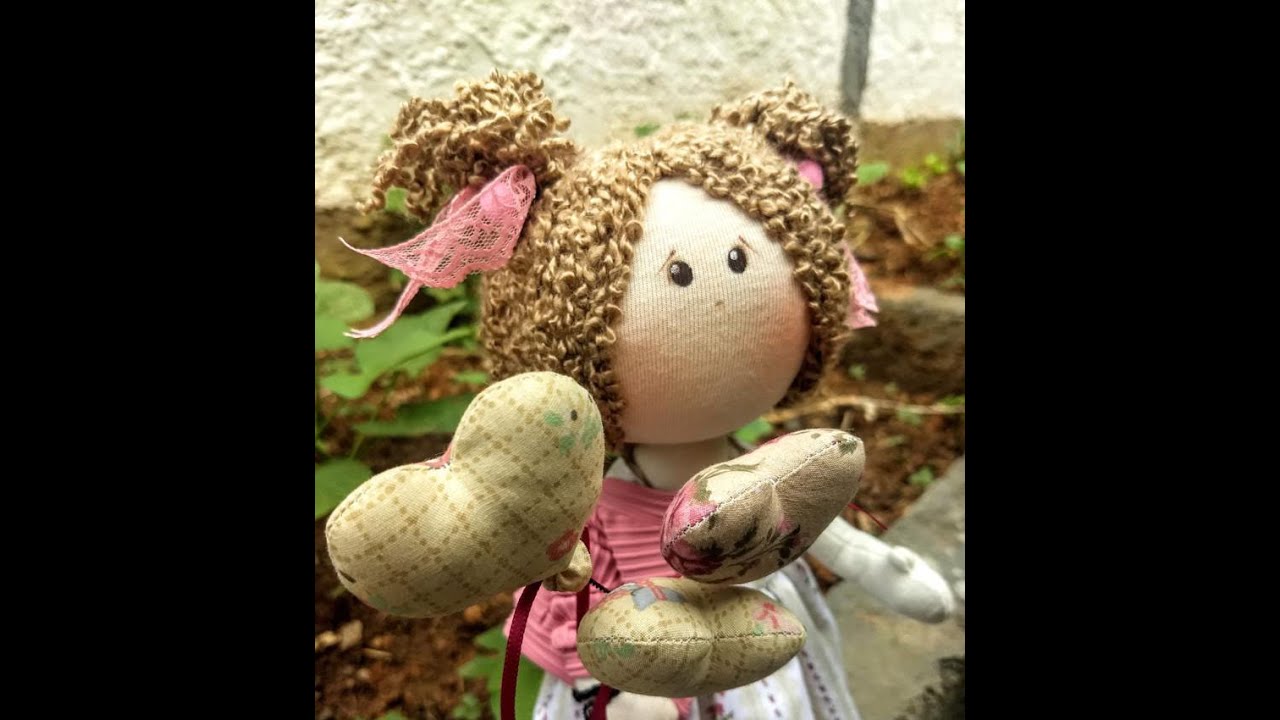 Técnica de cabelo de Lã utilizando alfinetes (Para bonecas)