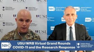 Virtual Grand Rounds: The #COVID19 Pandemic with Dr. Anthony Fauci \& USU\/WRB Dept. of Medicine