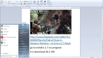 how to install a 1.6 to 1.7 patch on cod4
