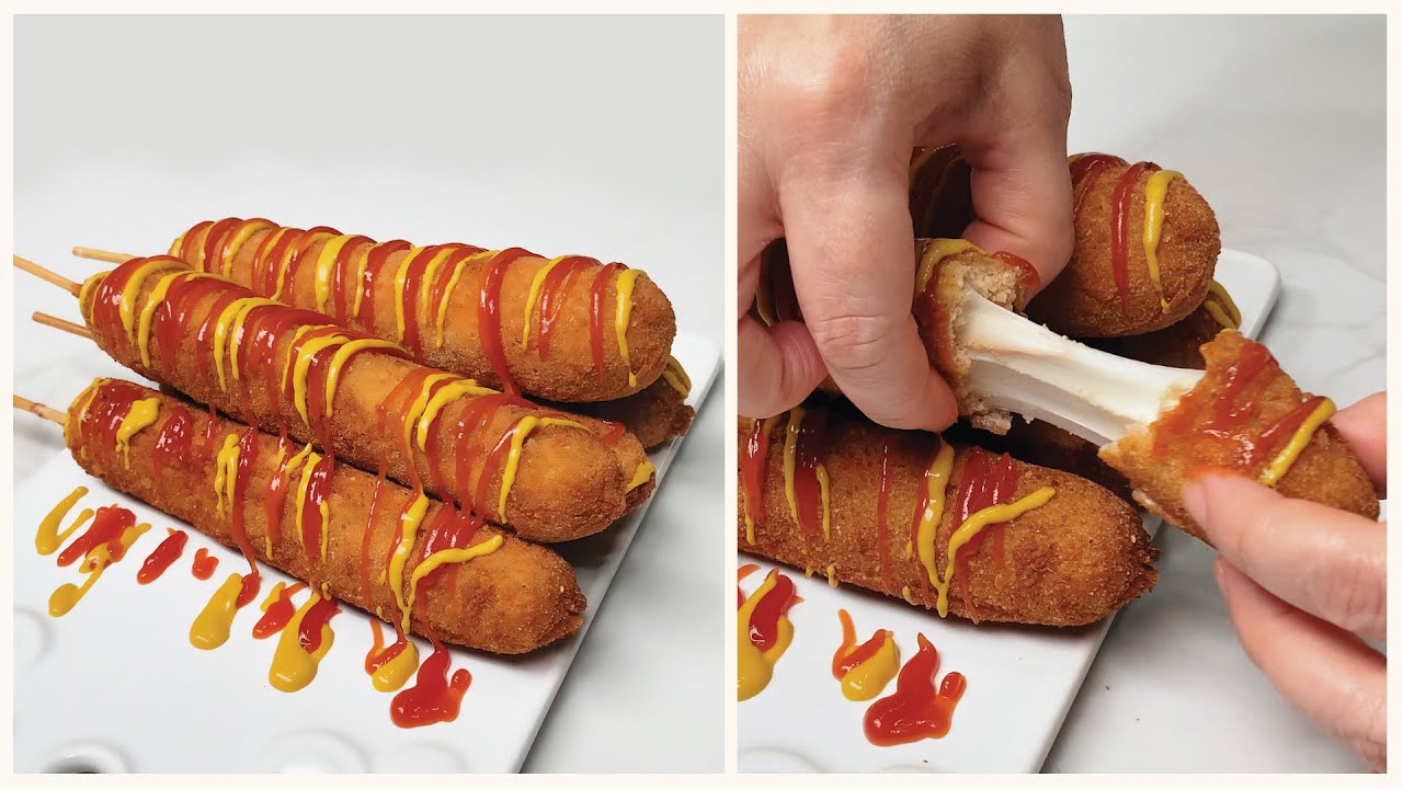 تشيز كورن دوج (الهوت دوج الكوري) KOREAN CORN DOG YouTube