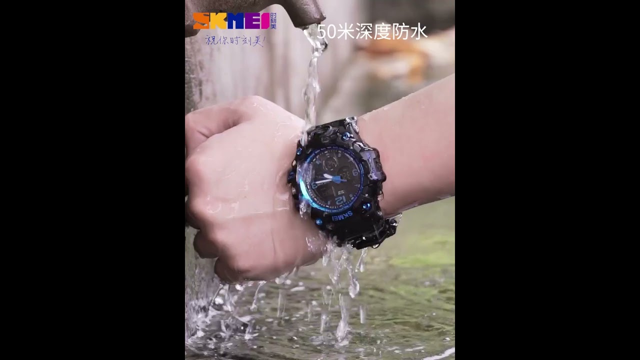 Fashion Sport Super Cool Quartz Digital Watch Men Sports Watches SKMEI LED Military Waterproof 1155