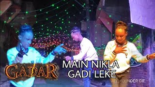 MAIN NIKLA GADI LEKE --Saraswati puja  dance video ::ALL ROUNDER GIF