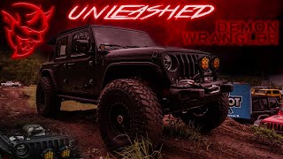 *CUSTOM 840 HP DEMON WRANGLER PUTS ON SHOW AT JEEP EVENT*