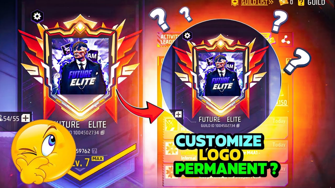 Customize Logo Permanent ? Ya Temporary 🤔 Guild Promotion Kay hota He?😨