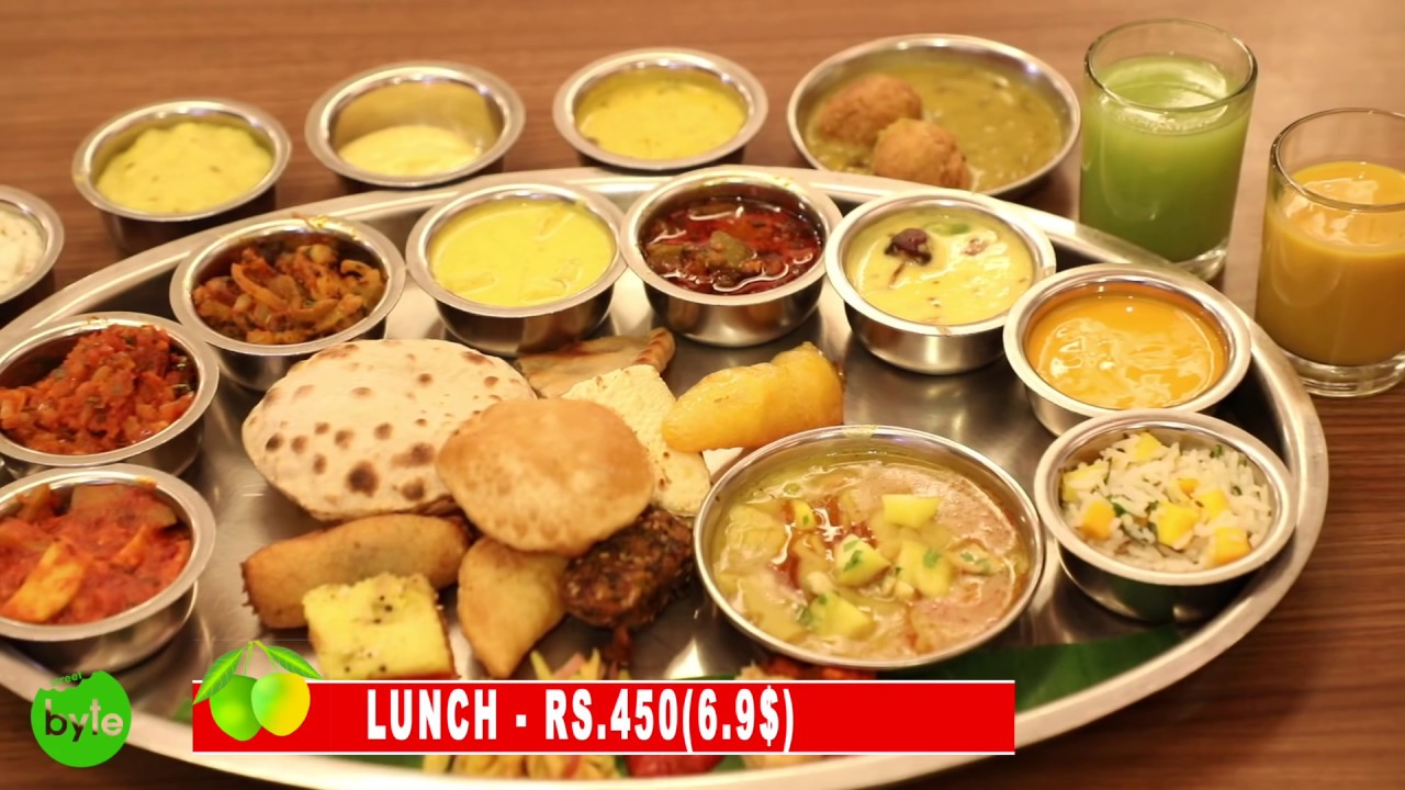 AMAZING VEG THALI | INDIAN FOOD | RAJDHANI THALI | Street Byte