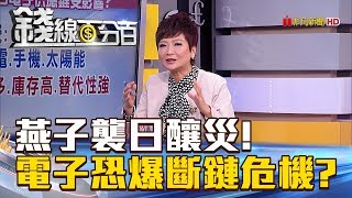 【錢線百分百】20180905-3《燕子襲日釀災! 全球電子恐爆斷鏈危機》