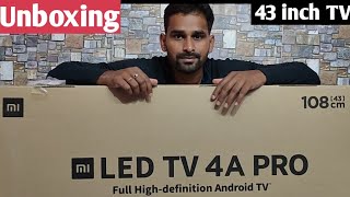Mi LED 4A Pro 43 inch tv UNBOXING| Features| Price| In Telugu