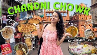 Bestest Old Delhi Chandni Chowk Food Tour Japanese Samosa, Rabri Faluda, Rabri Jalebi, Jb Kachori