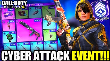 NEW CYBER ATTACK FREE DRAW EVENT! Free Zero Dark Ops & SKS Epic REWARDS + More! Cod Mobile!