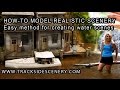 How-to Make Realistic Model Railroad Scenery -  Water - Quick and Easy!