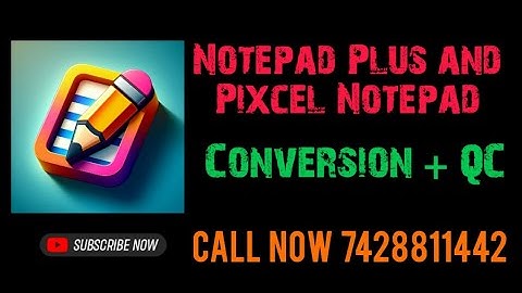 Jpeg Image to Pixcel Notepad & Notepad Plus Conversion Service and Software. /Qc Service