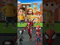 SPIDERMAN, IRONMAN AND SUPERMAN TAKE REVENGE FROM GHOST (BHOOT) 2🔥🦸😱 #shorts #viral #gta5 #trending