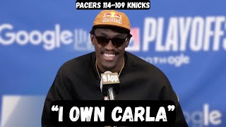 Pascal Siakam REACTS to 39 Point Performance in Game 2 - Post Game Interview - Pacers vs Knicks