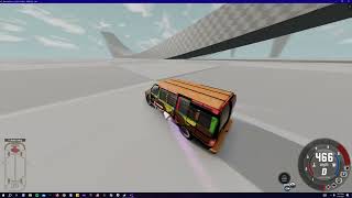 BeamNG creative action - Rocket Van doing a hard landing - ouch! screenshot 3