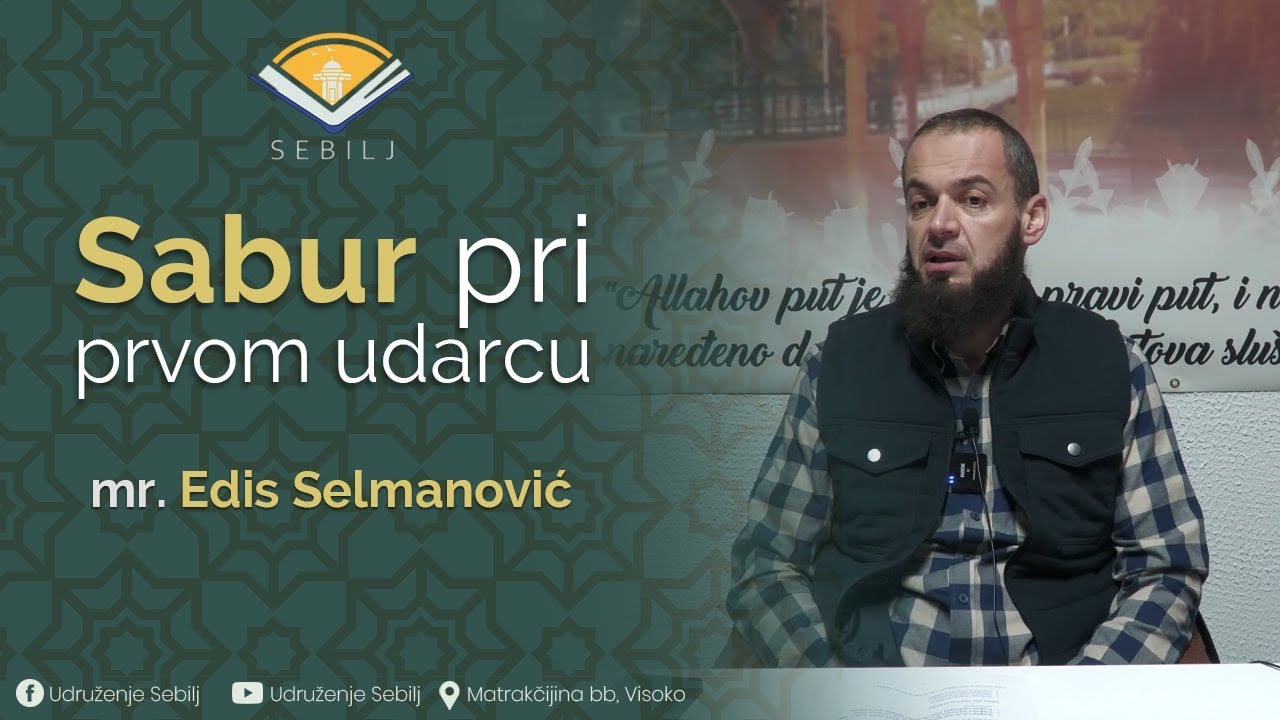 Sabur pri prvom udarcu┇ mr. Edis Selmanović