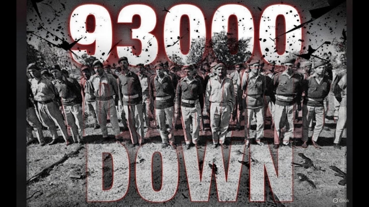 How The Indian Army Forced 93000 Soldiers To Surrender | 1971 War