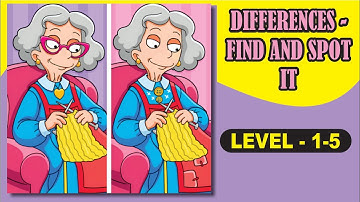 Differences - Find and Spot it || Level - 1 5 || Playstatio  #finddifferencegames #findthedifference