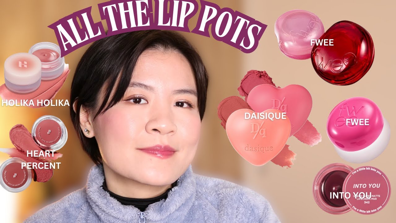 Every Lip Pot On the Market...Swatch, Try-on, Review & Comparison