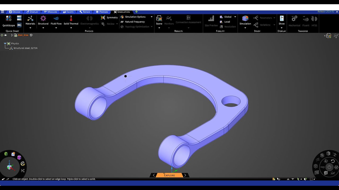 3D modeling with Ansys Discovery - YouTube